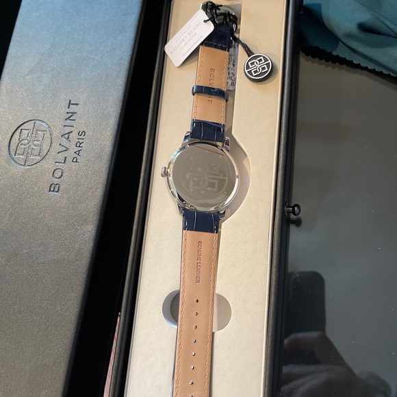 Bolvaint ash silver mens watch. Mallory Blanc - Picture 3 of 4